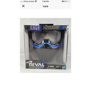 Néw sealed nerf rival face‎ mask​